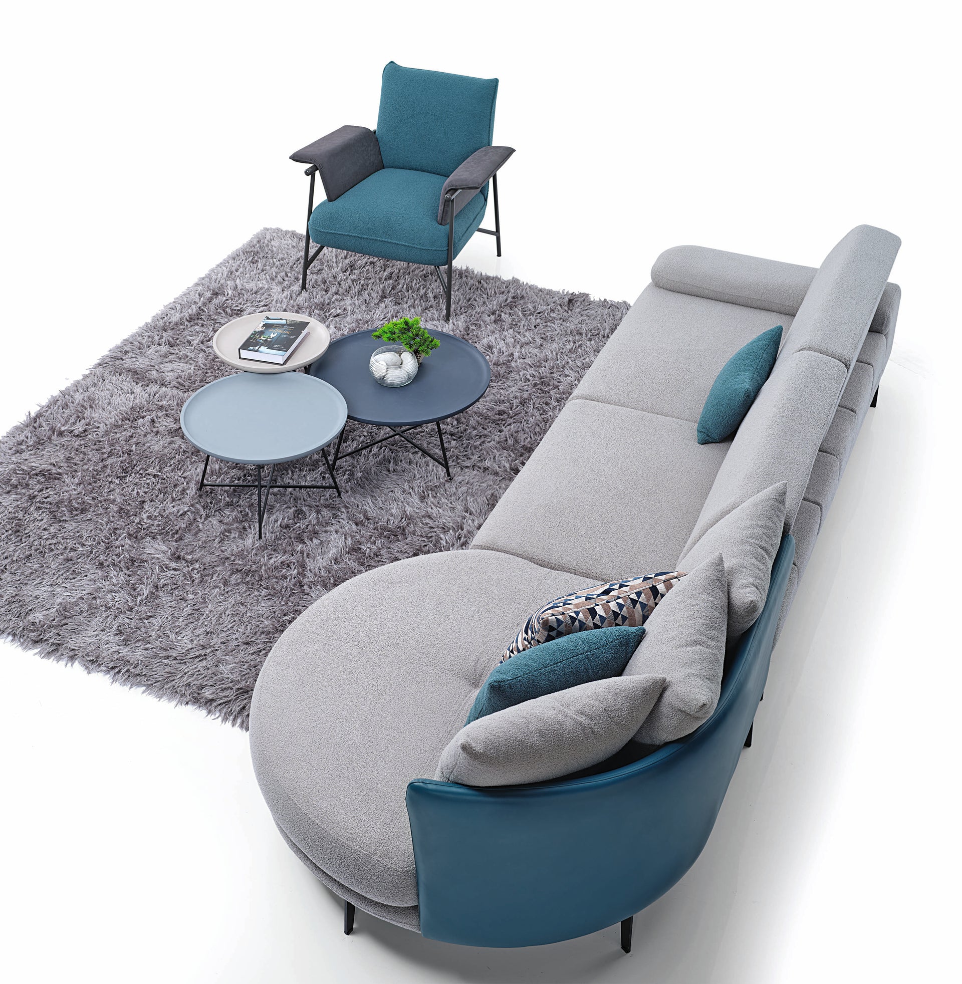 Carina Five Polstergarnitur 3er + Sessel